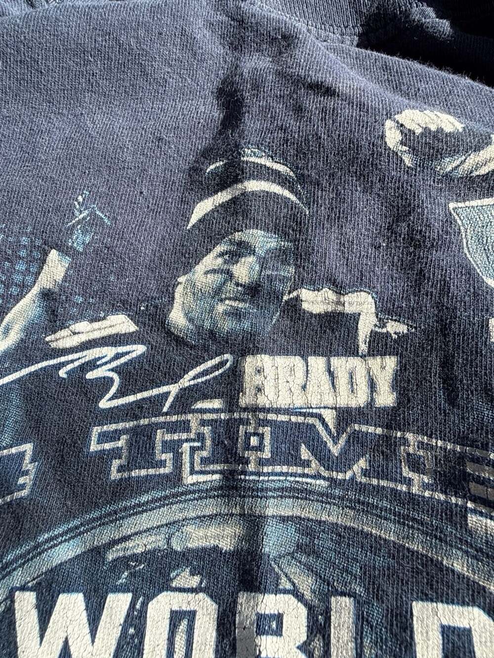 New England Patriots 2014 World Champions Super Bowl XLIX Signature T-Shirt - Picture 3 of 4